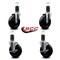 Service Caster 5'' Hard Rubber Wheel Swivel 1-5/8'' Expand Stem Caster Set 2 Brakes, 4PK SCC-EX20S514-HRS-2-TLB-2-158 - alternate 3